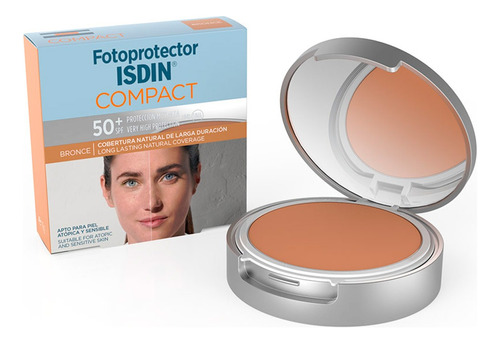 Compacto Bronce Spf50 Isdin 10gr