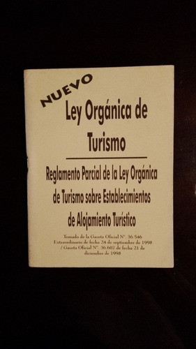 Ley Organica De Turismo