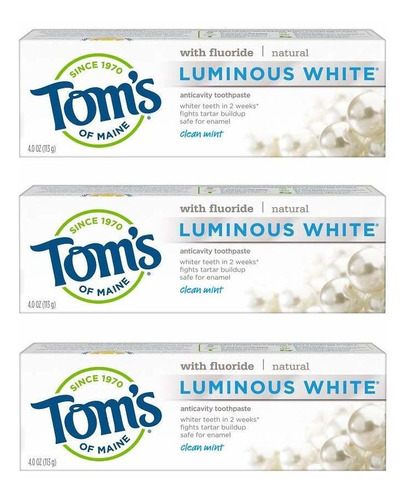 Tom's Of Maine Luminoso Blanco