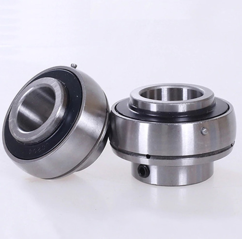 4 Rolamentos Uc205 Eixo 25mm + 4 Mancal Quadrado Flange F205