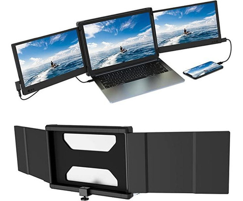 Imagen 1 de 7 de Ofiyaa P2 - Monitor Portátil Triple Para Laptop, Extensor .