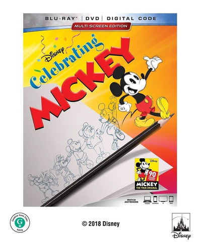 Blu-ray + Dvd Celebrating Mickey