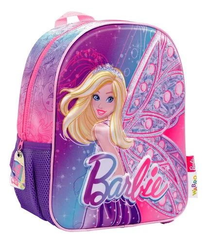 MOCHILA BARBIE 12 PULGADAS ESCOLAR ORIGINAL VR1 35611 CON ROS