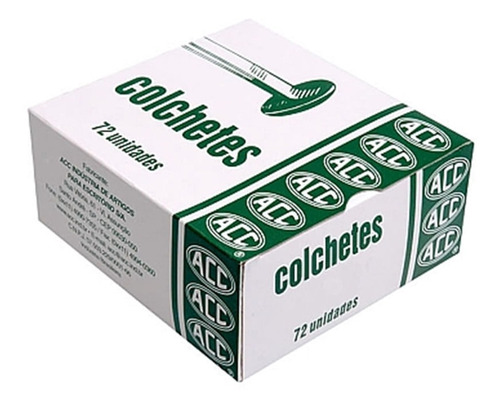 Colchetes Latonados Nº11 Caixa Com 72 Unidades Acc