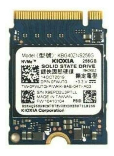 Ssd Toshiba(kioxia) 256gb Pcie Nvme 2230 (kbg40zns256g) Oem