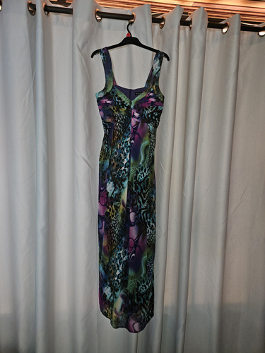 Vestido Noche/ Coctel Largo Nuevo Talla 8(small)8mil Envío 