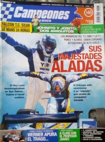 Campeones 146 Poster Gigante Falcón Tc Silva,le Mans 24 H
