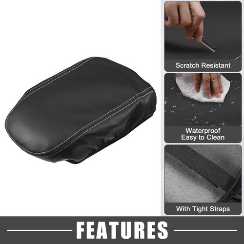 1 Funda Descansa Brazos Para Kia K5 2021-2023 Black Grey
