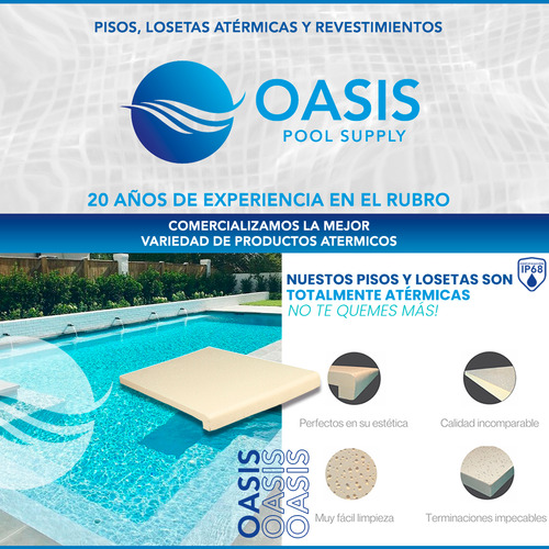 Borde Atermico Eco Loseta Cachadas Outlet Pallet 40x40