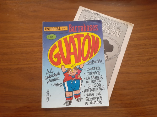 Cómic Barrabases Cuarta Época Número Especial Guatón ( Incluye Facsimil ) 1993