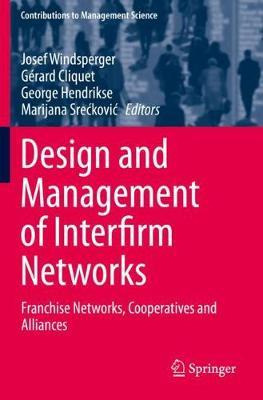 Libro Design And Management Of Interfirm Networks : Franc...