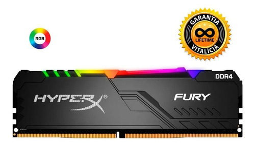 Memória Hyperx Fury Ddr4 Rgb 16gb 2666mhz Gamer