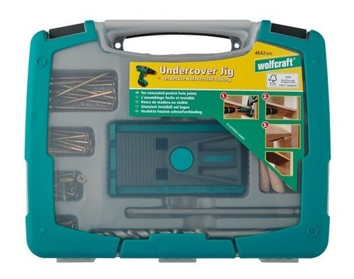 Imagen 6 de 6 de Guía Para Tornillos Ocultos Wolfcraft Undercover Jig