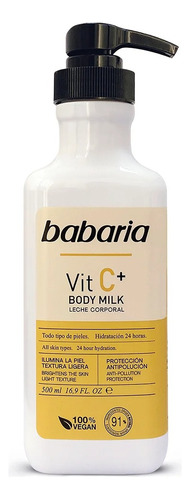  Crema Corporal Babaria Vitamina C 500