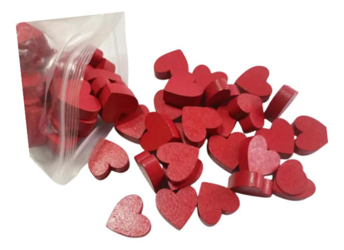 100x Corazón De Valentín, Letrero De Madera, Decoración