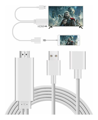 Cable Smartphone Hdmi Para Compartir Telefono Pantalla