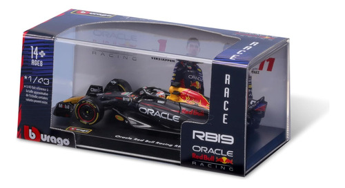 Bburago 1:43 Carrera Oracle Red Bull Racing Rb19 (2023) C...