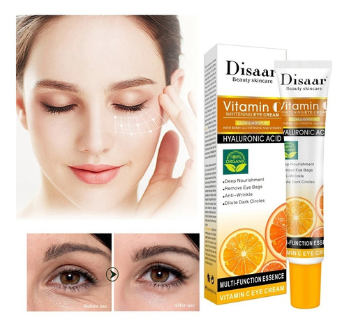 Crema Contorno De Ojos Disaar Vitamina C Antiarrugas 