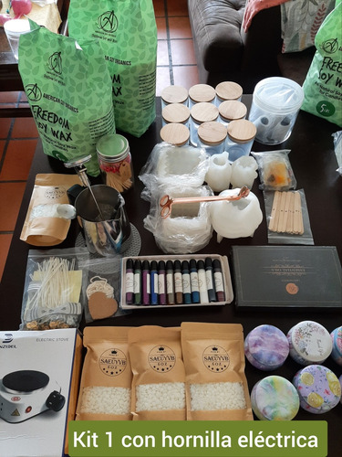 Kit Para Velas De Cera De Soja 