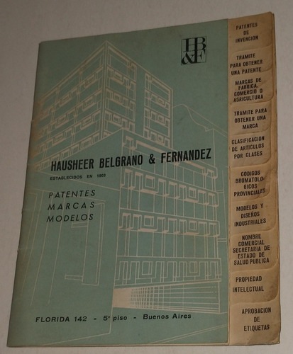Patentes Marcas Modelos - Hausheer Belgrano & Fernandez