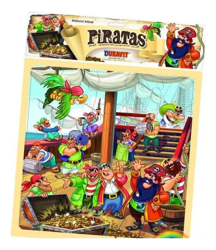 Puzzle Pirata Grande 25 Piezas Duravit 