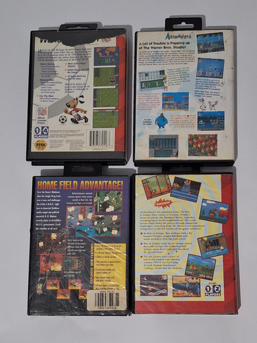 Sega Genesis . 16 Bit. Años 90 . 5 Juegos , 1 Joystick Etc Negro (Usado)