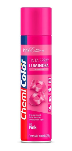 Spray Chemicolor Luminescente Rosa Pink 400ml C407029