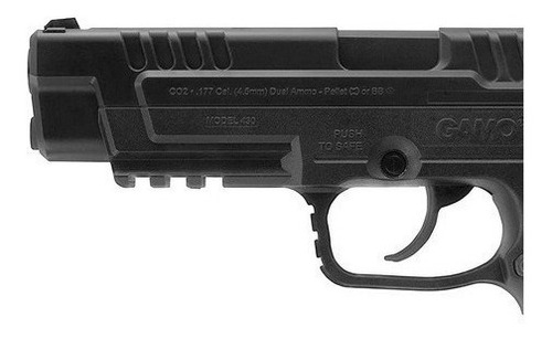 Imagen 2 de 8 de Pistola Aire Comprimido Gamo P-430 Co2 Dual + Balines Gamo