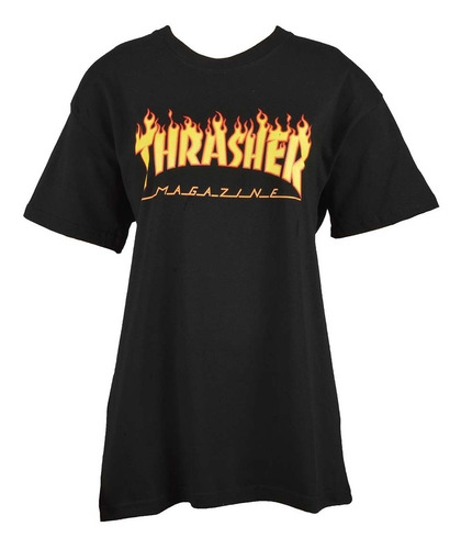 Remera Manga Corta Thrasher Mujer 5104-a-80/neg/cuo