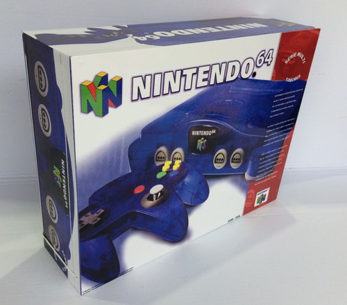 Caixa Vazia Nintendo 64 Sabores Uva De Madeira Mdf