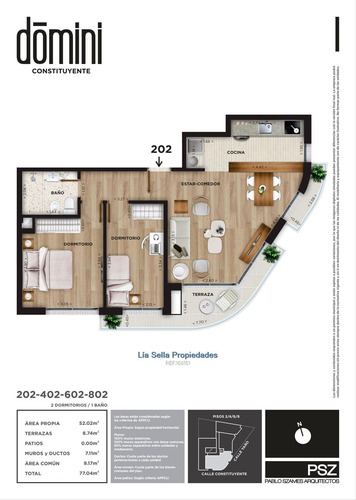 Imagen 4 de 9 de Venta Apartamento 2 Dormitorios En Cordón Cw168161