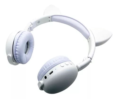 Fone Orelha De Gato Headphone Gatinho Com Led Fone Bluetooth]