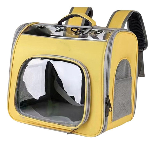 Mochila Transportadora Para Gatos, Bolsa De Amarillo