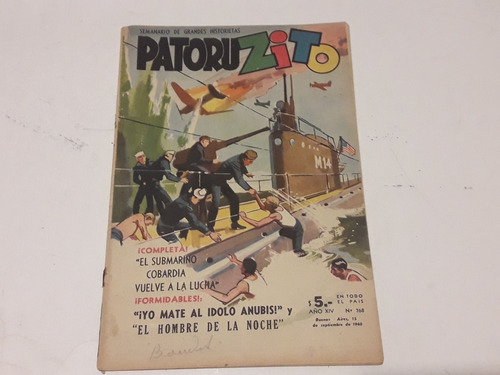 Revista Patoruzito N° 768 De 1960. Dante Quinterno (Usado)
