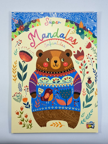 Super Mandalas Infantiles - Libro Para Colorear