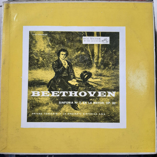 Vinilo Arturo Toscanini Orq Nbc Beethoven Sinfonia 7 Cl2