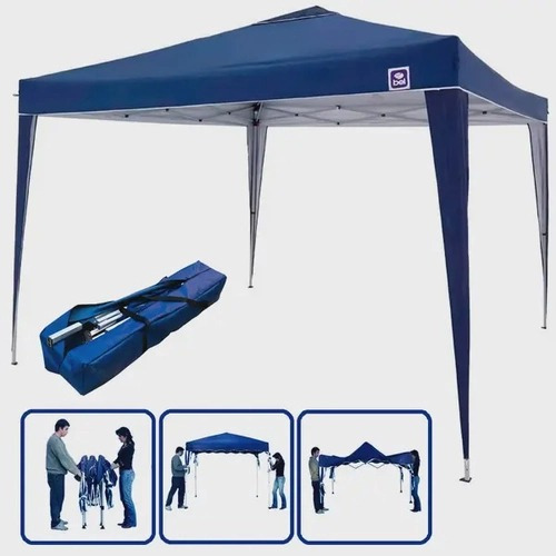 Tenda Articulada Gazebo Verde 3 X 3 Dobrável Sanfonado