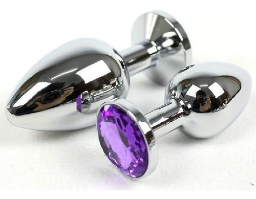 Plug Dilatador Anal Metálico Joya 7 X 2,8 Cm/ Placer Erótico