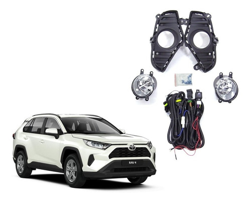 Kit Neblinero Toyota All New Rav4 2019-2020 Envio Gratis 