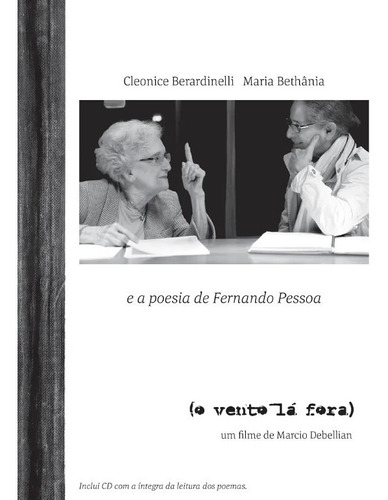 Maria Bethânia Fernando Pessoa O Vento Lá Fora Dvd + Cd