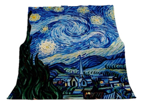 Manta De Franela Van Gogh Cielo Estrellado Pintura Al Óleo I