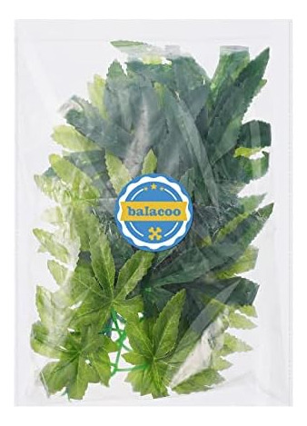 Plantas De Acuario Balacoo, Hojas Artificiales