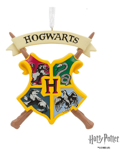 Adorno Navideño Con El Emblema De Harry Potter Y El Escudo D