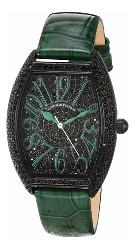 Reloj Mujer Christian Van Sant Cv4825 Cuarzo Pulso Verde En 