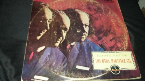 Lo Mejor De Los Hermanos Martinez Gil X 3 Lp Vinilo Bolero