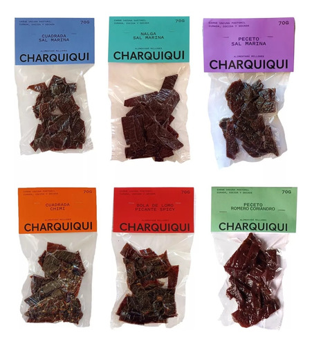 Degustación Total Charquiqui Los Prados 70 Gramos (jerky)