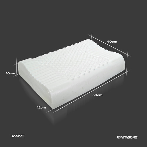 Travesseiro Cervical Ortopédico Antialérgico Vita Sleep