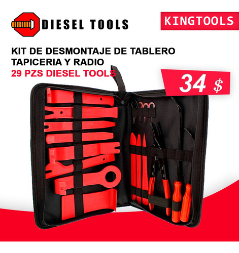 Kit Desmontaje Tablero Tapicería Y Radio