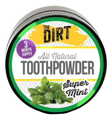 The Dirt Polvo De Dientes - Sin Fluor - Remineralizante Con