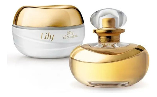 Kit Lily Eau De Parfum E Creme Acetinado Lily 250g